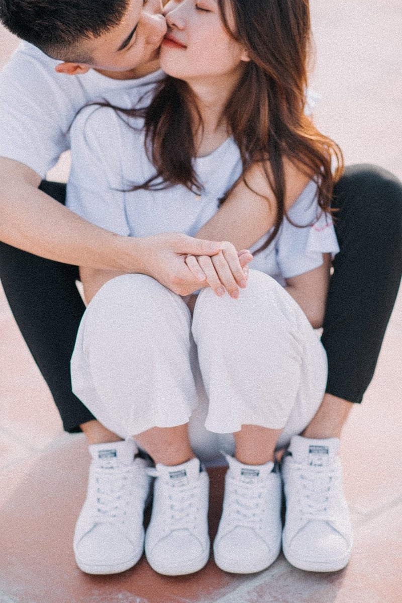 Romantic Couple on Beach